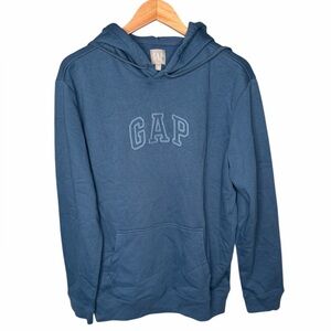 NWT GAP Kids Logo Hoodie - Tranquil Blue